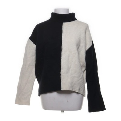 & Other Stories, Rollkragenpullover, Größe: L, Schwarz/Weiß, Wolle #NRo