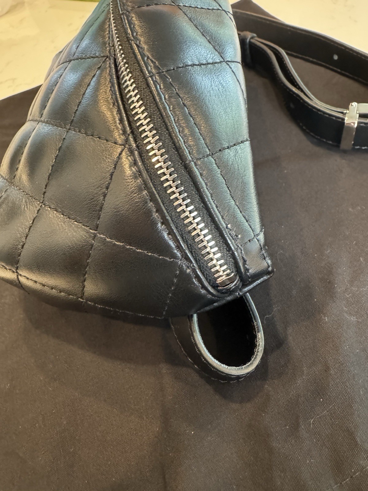 CHANEL Belt Bag Black Leather — image 8