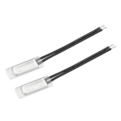 2 x KSD9700 Thermostat 100  N.O 5A Metal Bimetal Temperature Control Switch