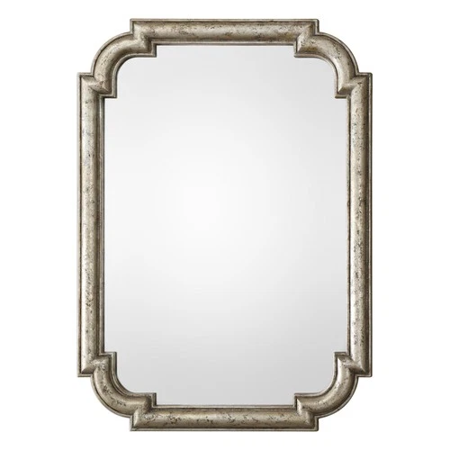 Uttermost 09385 Calanna 32-3/4" W x 45-1/4" H Rectangular Framed - Silver - Picture 1 of 4