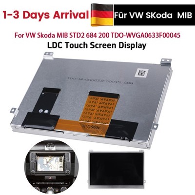 OEM TDO-WVGA0633F00045 6.5'' For VW MIB STD2 680 682 NAV LCD Display Touchscreen