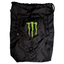 Monster Energy Drink Draw String Backpack Book Bag Gym Y2K Travel Vacation