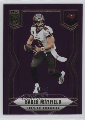 2025 Panini Donruss Elite Purple 3/49 Baker Mayfield #42 1mw3