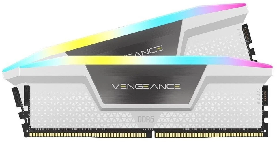 Corsair Vengeance RGB 32GB Kit DDR5-6000 CL30 (CMH32GX5M2B6000C30W)  Neu in OVP - Bild 2 von 3