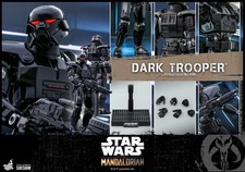 Hot Toys TMS032 Star Wars The Mandalorian Dark Trooper 1 6 Scale Figure New