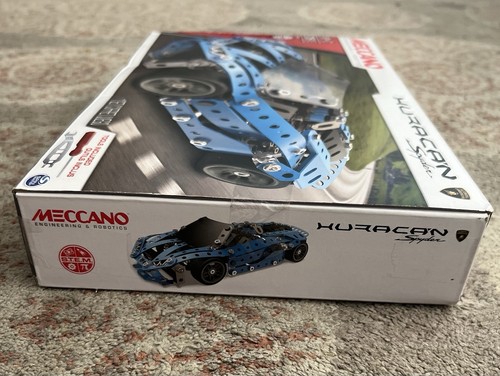 Lamborghini Huracan Spyder Meccano Building Set STEM Supercar New Sealed Kit - Picture 3 of 6