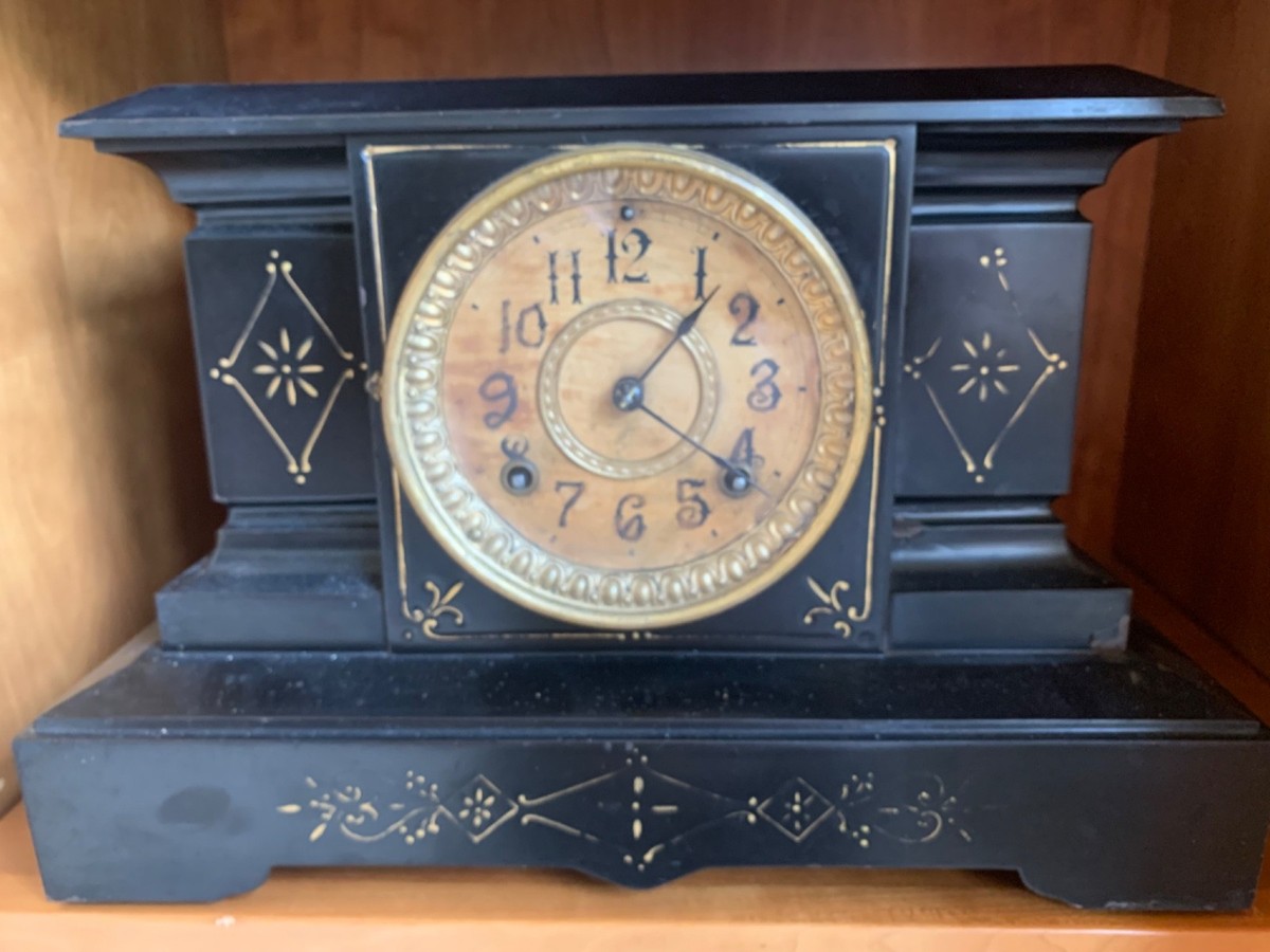 Antique ANSONIA Mantle Mantel Clock Company New York | eBay