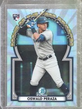 2023 Bowman Chrome - Holo ROY Oswald Peraza Favorites ROYF-13 - NY Yankees