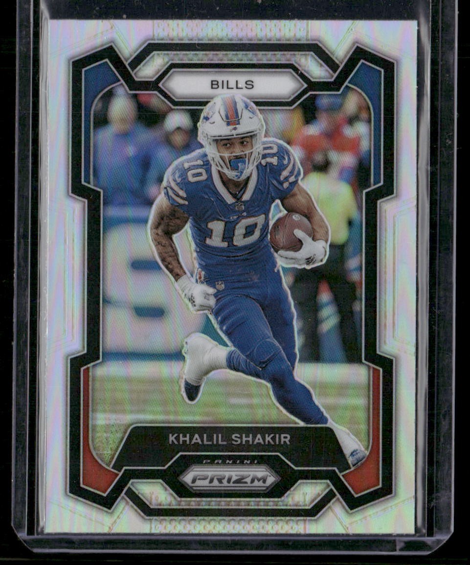 2023 Panini Prizm #33 Khalil Shakir Orange #/249