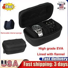 Portable Watch Storage Box Collector Travel Wrist Watch Organizer Case Holder