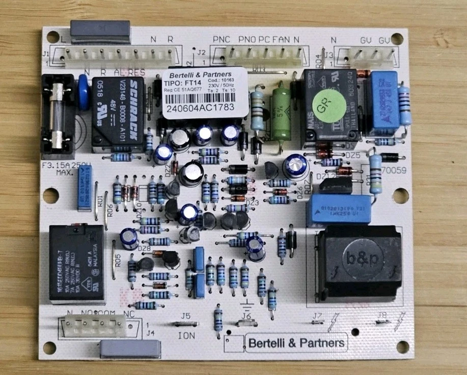 SCHEDA BERTELLI & PARTNERS TIPO FT14 COD.10163 INO Funzionante  - Immagine 2 di 4