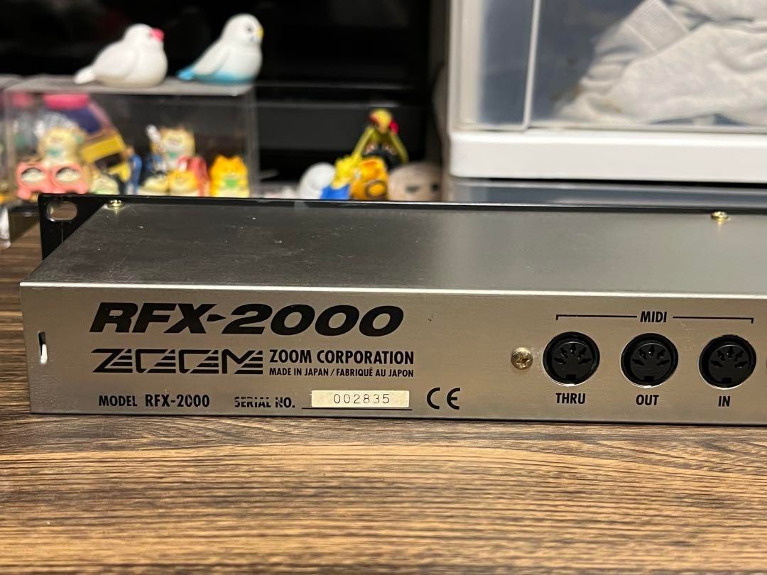 Zoom Rfx-2000 Digital Reverb Multi Effects 1u Rack Unit for