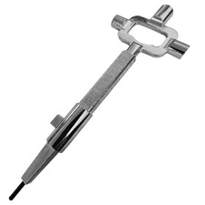 Locksmith Multi Tool - Euro Cylinder Gauge, Cam Turner, Spindle Turner and Backs