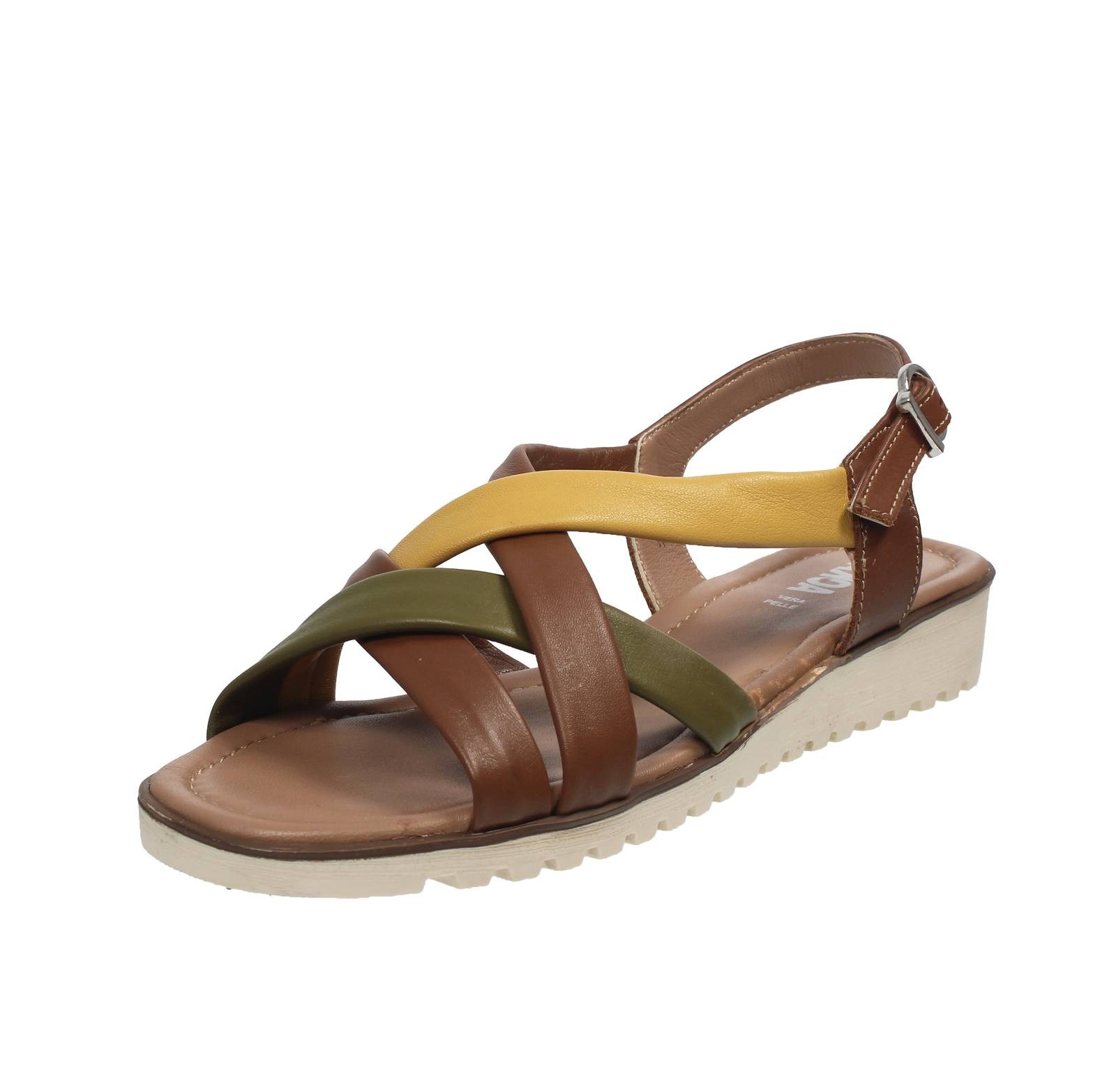 Накоа Ледер Сандален Мехрфарбиг - Гросс 35 Даменшухе Плато Сандален 12090₽