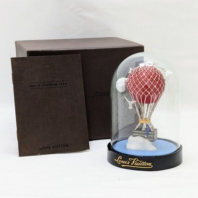 LOUIS VUITTON Luftballon Glas Schneekugel Kuppel 2013 VIP Geschenk Authentic ...