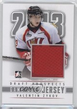 2013 ITG Draft Prospects Game-Used Silver Jersey /110 Valentin Zykov #M-33 1o3