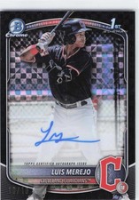 2025 Bowman Chrome 1st - Luis Merejo #CPA-LM Black X-fractor Auto /10 (AU,RC)
