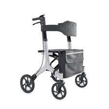 Weinberger Aluminium-Rollator XXL – Stabiler XXL-Gehwagen mit Faltmechanismus