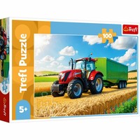 Trefl Puzzle Trecker Mit AnhäNger Kinderpuzzle Kinder 100 Teile 48 X 34 Cm 16494