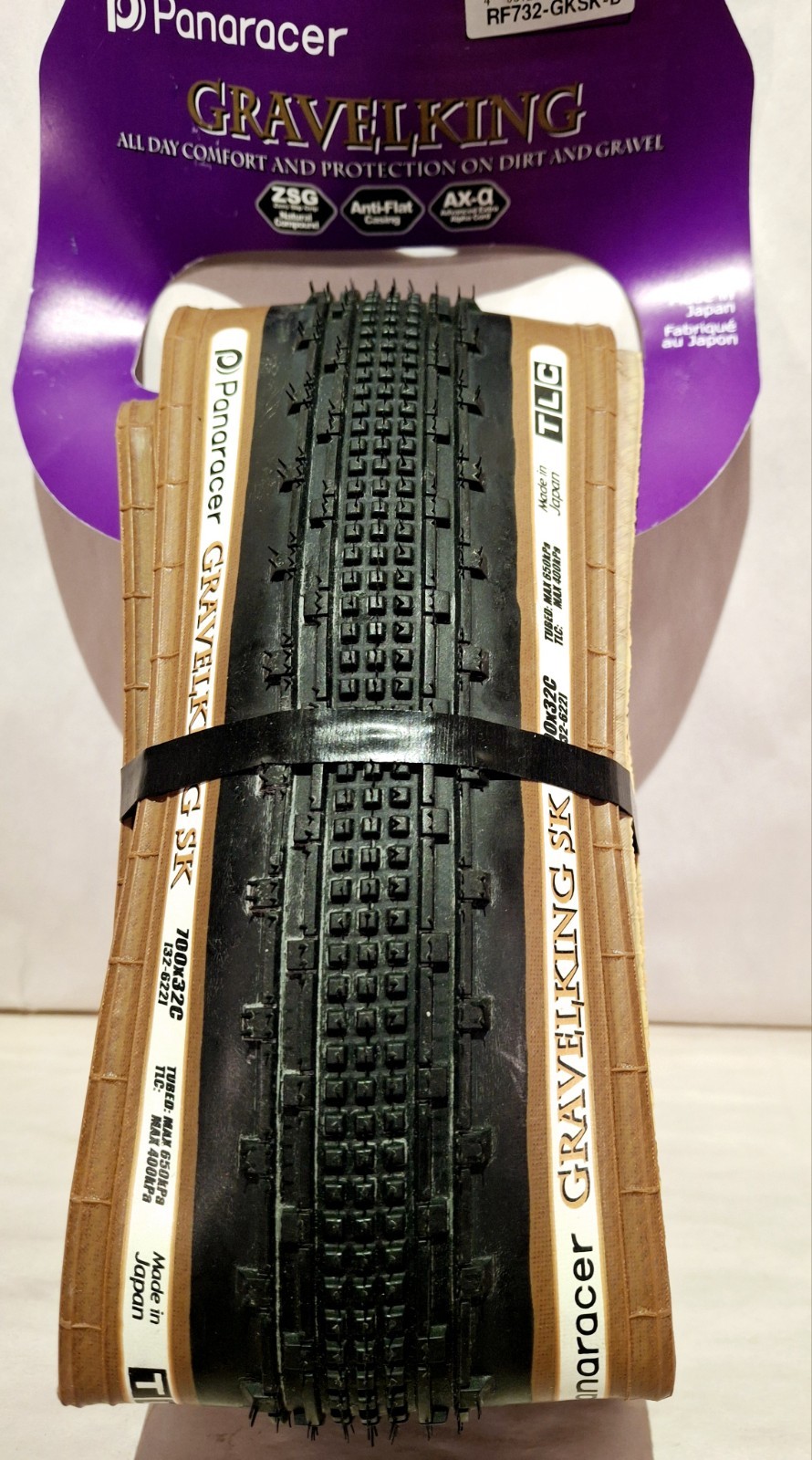 Panaracer Bike Tire Tubeless 700x32c Tlc 32-622 350g (1)