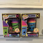 7-Eleven Slurpee Blacklight Funko Pop Set Of 2 Lot 193 & 194 Exclusive Ad Icons