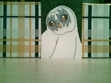 ACEO Original Mixed Media Painting Art Card ATC Portrait 80's Rock Band #110