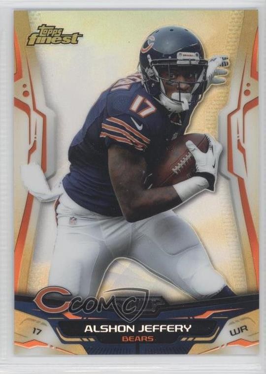 2014 Topps Finest Gold Refractor 71/75 Alshon Jeffery #94 0a1
