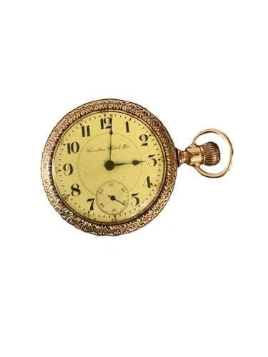 Antique Hamilton 937 Pocket Watch 18s 17J Lever Set Early Serial 1728 Running