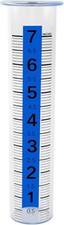 TBWHL Plastic Rain Gauge Replacement Tube 7inch Easy to Read Freeze Proof...