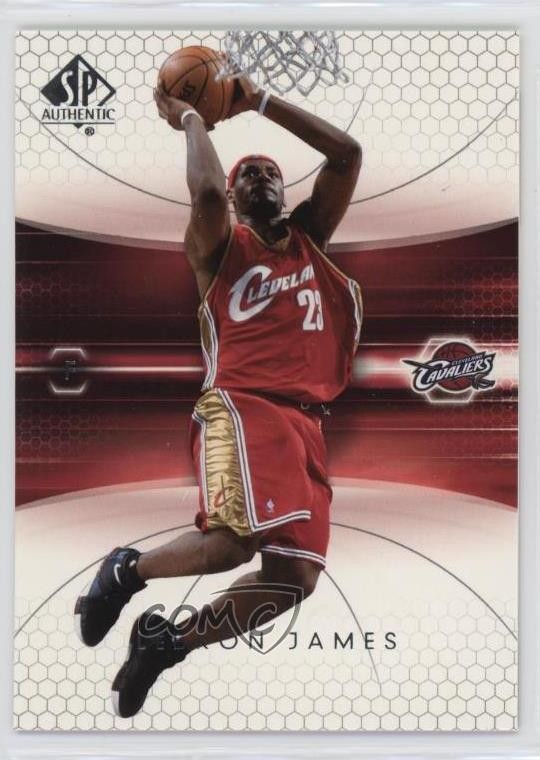 2004-05 SP Authentic LeBron James #14 o7m