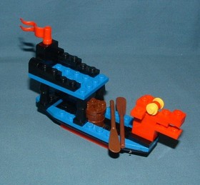 CASTLE, BLACK FALCONS BATTLE DRAGON SET NO. 6018 - LEGO - 1990 - USED CONDITION