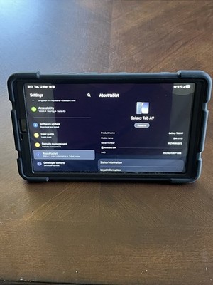 New Samsung Galaxy Tab A9 (4G LTE) 8.7'' SM-X115 w/ 128GB MicroSD & Case Bundle