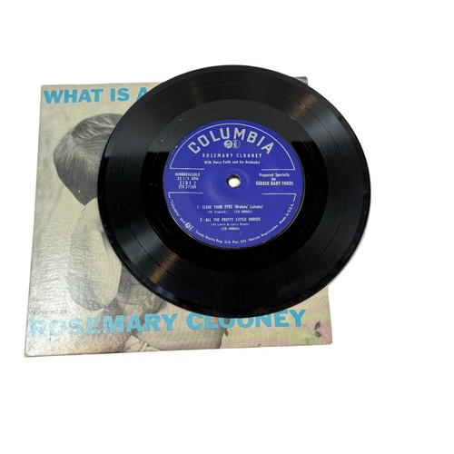 Gerber Rosemary Clooney What Is A Baby 33 rpm Record with Sleeve 1958 Canada - Picture 3 of 9