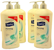 Suave Firming Body Lotion Firm  Tones Skin 22.5 fl. oz / 665 ml. Pack of 4 