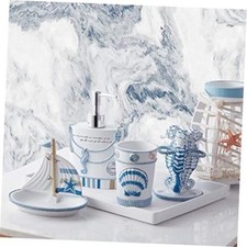 Bathroom Accessories Sets Unique 4 Piece - Bathroom Accessory Set Beach Life