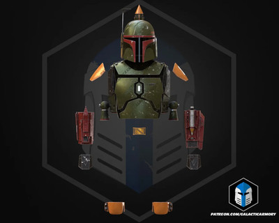 Boba Fett Rüstung Star Wars Life Size | 3D Cosplay Prop DIY Armor Kit