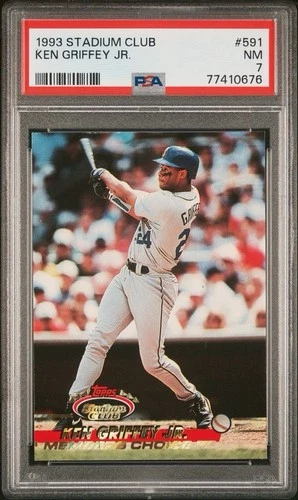 1993 Topps Stadium Club - Members Choice Ken Griffey Jr #591 PSA 7