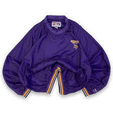 NFL Minnesota Vikings Game Day Pullover Windbreaker Purple 2XL