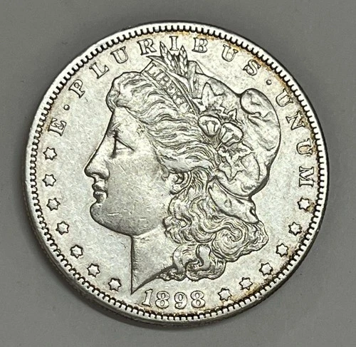 1898-S San Francisco Mint Morgan Silver Dollar Extra Fine Details Better Date