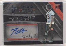 2019 Panini Majestic Rookie Signatures 6/99 Rodney Anderson #166 Auto 0c2