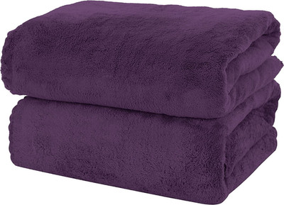 2 Pack Premium Bath Towel Set - Quick Drying - Microfiber Coral Velvet Highly Ab