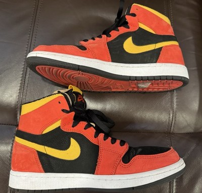 Air Jordan 1 Zoom Air CMFT Black/Chile Red-White Sz 8.5