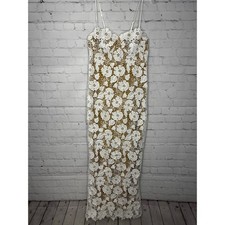 Hello Molly BELLEROSE LACE MAXI DRESS WHITE NWT