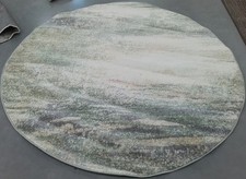 IVORY / SAGE 6'-0" x 6'-0" Back Stain Rug, Reduced Price 1172796245 ADR112W-6R