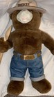 Vtg Smokey Bear Lot (21) Plush-1994 45-Vinyl Buttons National Park Ranger  — photo 2