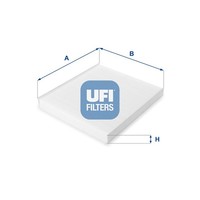 Innenraumfilter Ufi 53.209.00 Partikelfilter FüR Alfa Giulietta 940FXA1A Bifuel