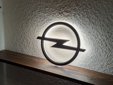 LED Opel Blitz, Opel Logo, LED Auto Wanddeko,...