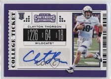 2019 Contenders Draft Picks College Ticket Variation Clayton Thorson Auto 0wp8