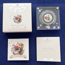 2022 HOGWARTS EXPRESS HARRY POTTER 50P SILVER PROOF COIN ROYAL MINT NEW 2E942