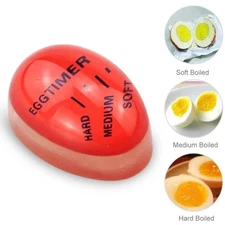 Color Changing Egg Timer Indicator for Soft Medium Hard Boiled Eggs Kitchen Tool